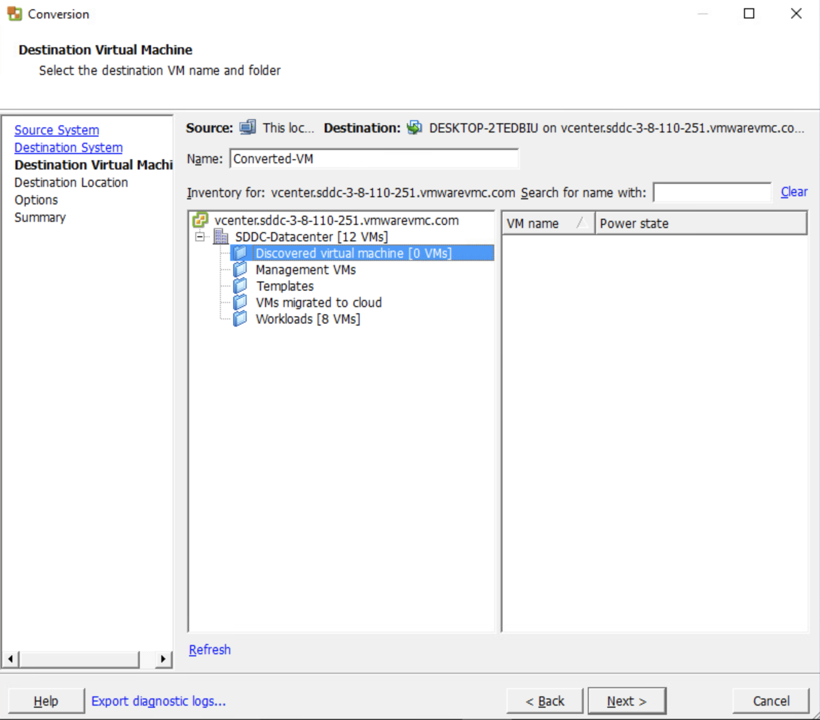 vCenter Converter Standalone - 6